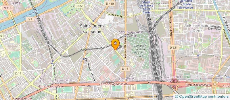 localisation de l'entreprise 6 COM à SAINT-OUEN-SUR-SEINE