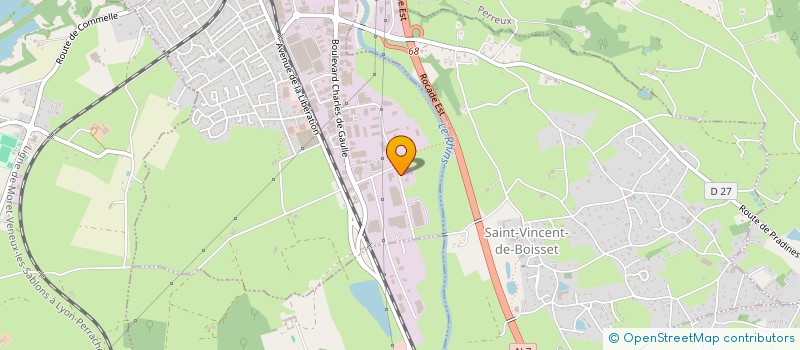 localisation de l'entreprise 6 D  LE COTEAU