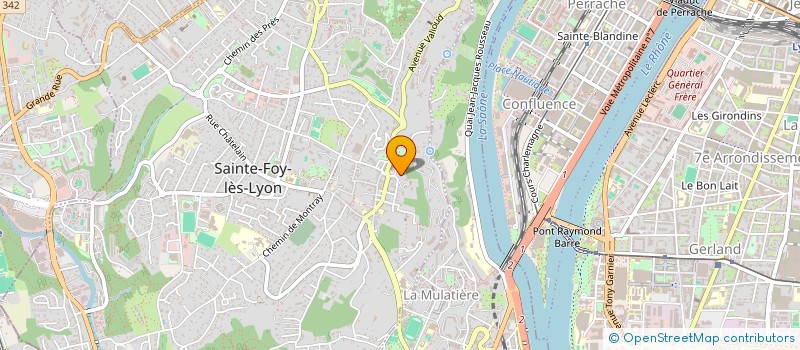 localisation de l'entreprise 6 D SOLUTIONS à SAINTE-FOY-LES-LYON