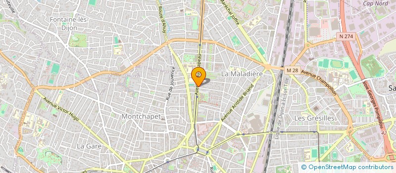 localisation de l'entreprise 6 EDME à DIJON