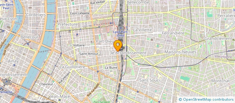 localisation de l'entreprise 6 EDMOND ROSTAND  LYON