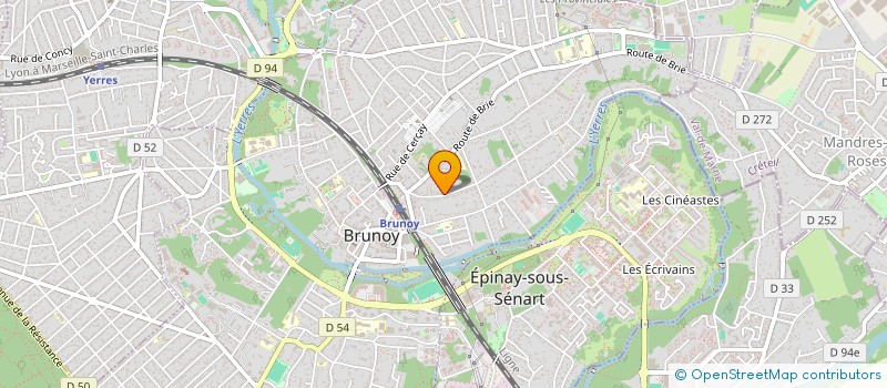 localisation de l'entreprise 6 F à BRUNOY