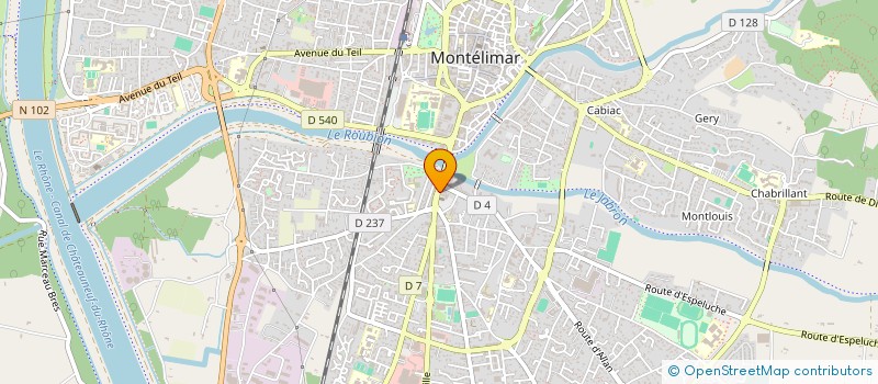 localisation de l'entreprise 6 KAT à MONTELIMAR