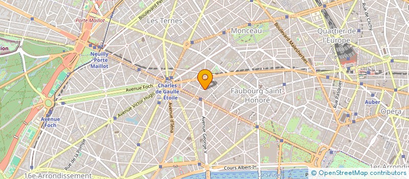 localisation de l'entreprise 6 LA FAISANDERIE CONSEILS à PARIS