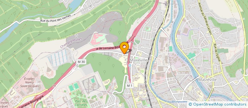 localisation de l'entreprise 6 LIGNON  MAXEVILLE