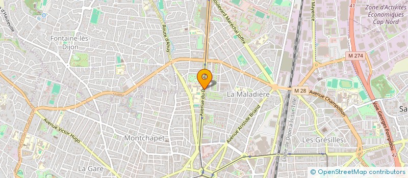 localisation de l'entreprise 6 M  DIJON