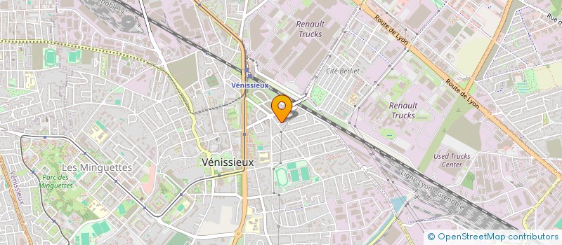 localisation de l'entreprise 6 MERLE  VENISSIEUX