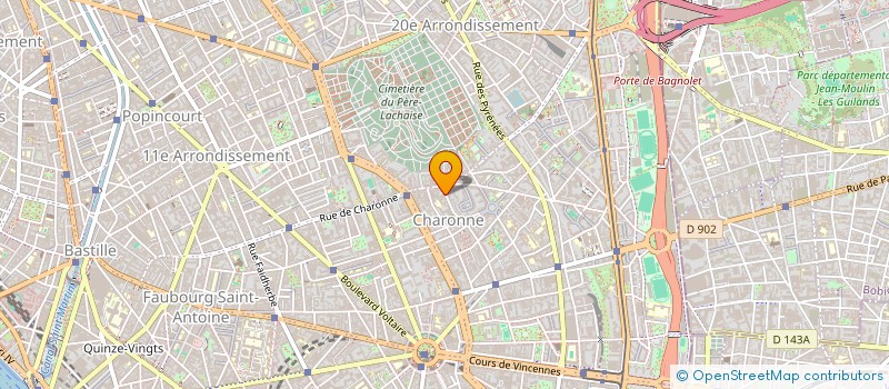 localisation de l'entreprise 6 MONTE CRISTO  PARIS