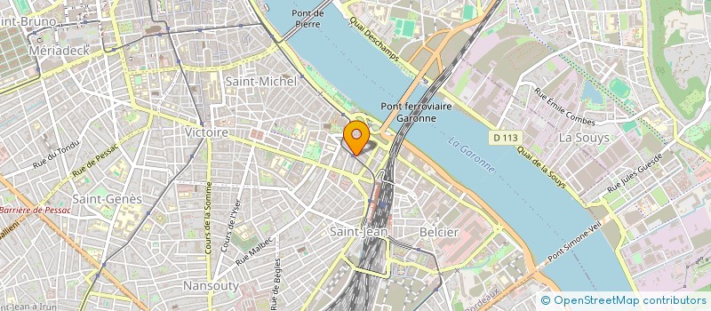 localisation de l'entreprise 6 PI R COMMUNICATION à BORDEAUX