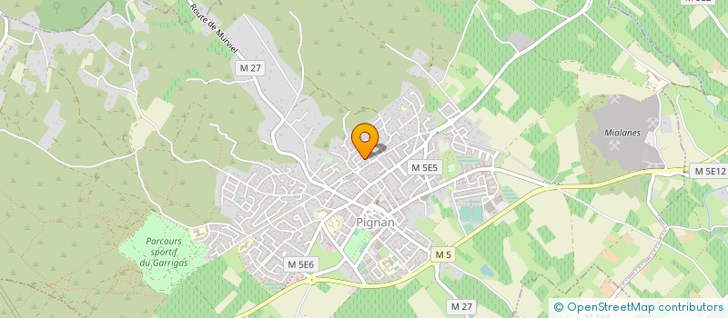 localisation de l'entreprise 6 PIEDS SOUS TERRE  PIGNAN