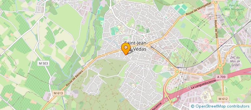 localisation de l'entreprise 6 PIEDS SOUS TERRE  SAINT-JEAN-DE-VEDAS