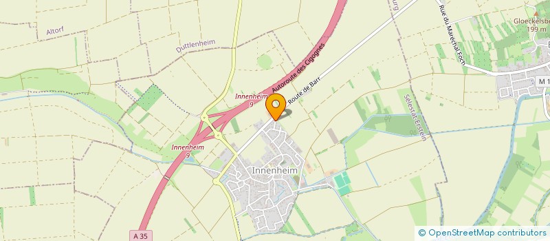 localisation de l'entreprise 6 PLACE OBERLIN  INNENHEIM