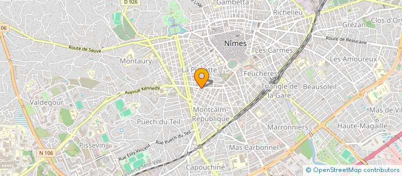 localisation de l'entreprise 6 R à NIMES