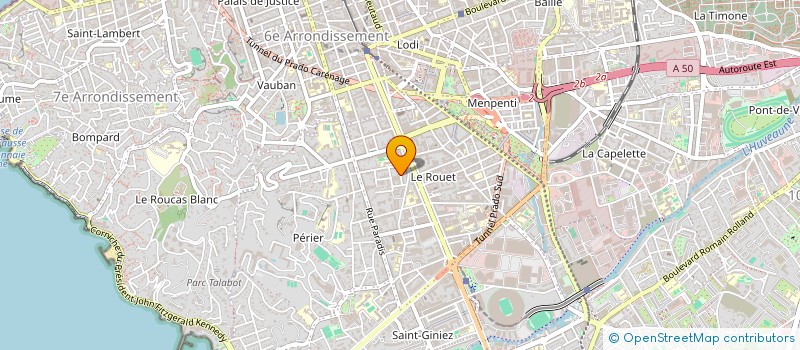 localisation de l'entreprise 6 R FLORAC à MARSEILLE