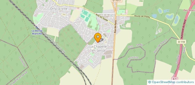 localisation de l'entreprise 6 ROUTE NATIONALE 1 WARLUIS  LA CHAPELLE-EN-SERVAL