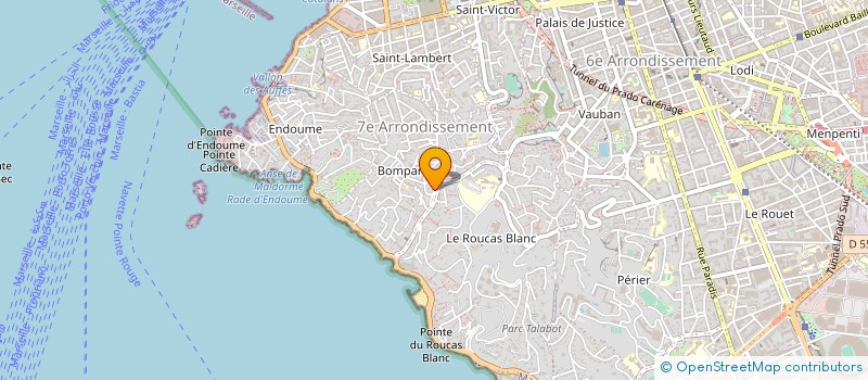 localisation de l'entreprise 6 RUE BRETEUIL à MARSEILLE