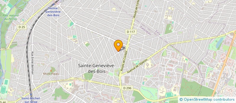 localisation de l'entreprise 6 RUE DES CHARTIERES  VILLIERS-SUR-ORGE