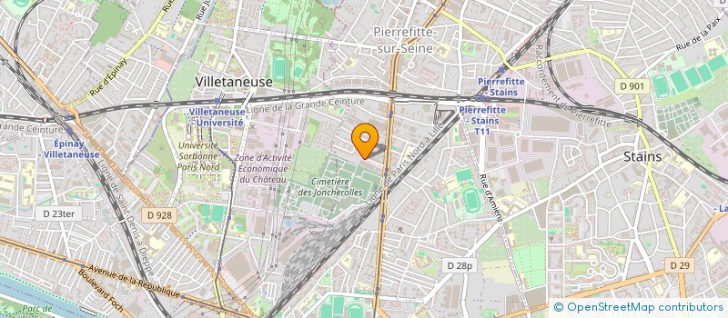 localisation de l'entreprise 6 RUE DES ROUGES MONTS  SAINT-DENIS