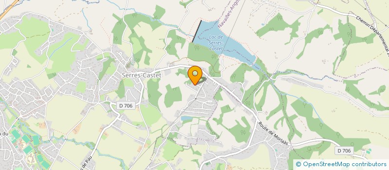 localisation de l'entreprise 6 RUE DES VIGNES  MONTARDON