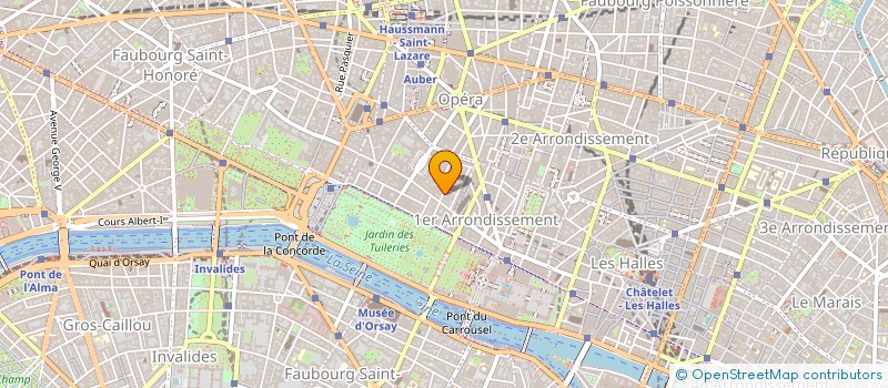 localisation de l'entreprise 6 RUE DU MARCHE SAINT HONORE 75001 PARIS  PARIS