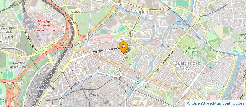 localisation de l'entreprise 6 RUE EHRMANN à STRASBOURG