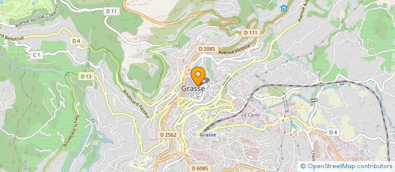 localisation de l'entreprise 6 RUE JEAN JAURES  GRASSE