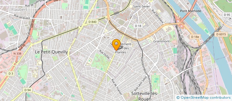 localisation de l'entreprise 6'S PIZZA à ROUEN