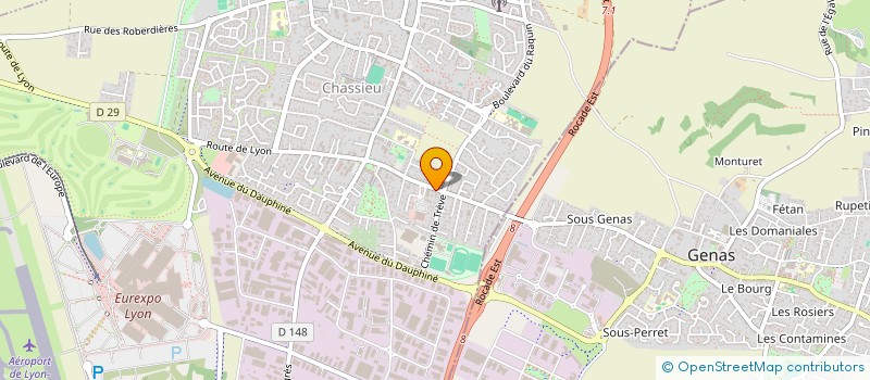 localisation de l'entreprise 6 SOURIRES POUR AGIR  CHASSIEU