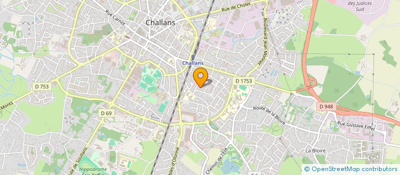 localisation de l'entreprise 6 SQUARE MAURICE UTRILLO à CHALLANS