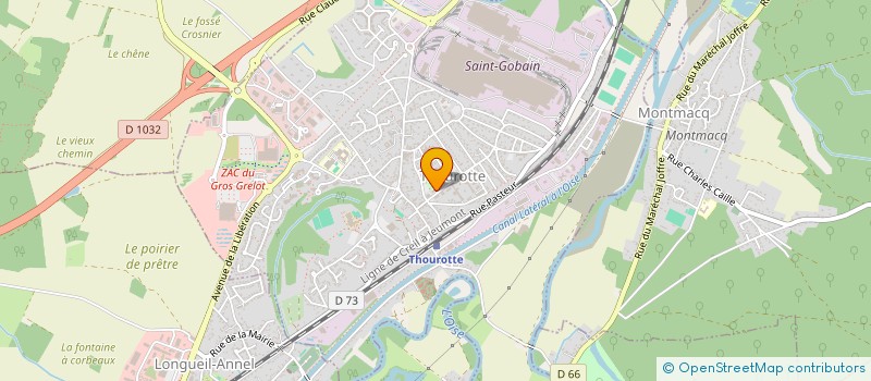 localisation de l'entreprise 60 15KEUSS MUSIC  THOUROTTE