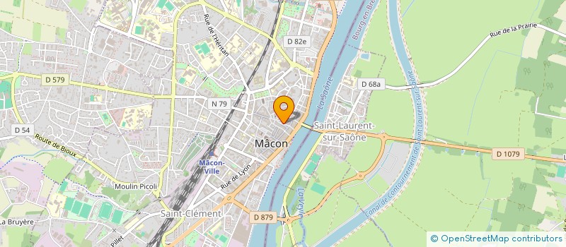 localisation de l'entreprise 60 PLACE AUX HERBES à MACON
