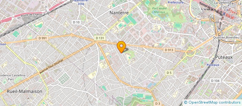 localisation de l'entreprise 60 TRIAIRE  NANTERRE
