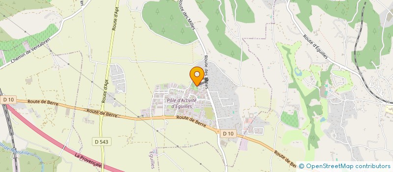 localisation de l'entreprise 6001  EGUILLES