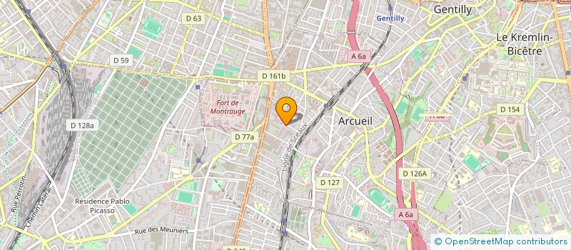 localisation de l'entreprise 604 FILMS à ARCUEIL