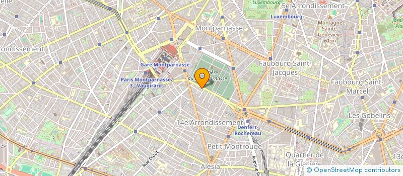 localisation de l'entreprise 61 FROIDEVAUX  PARIS