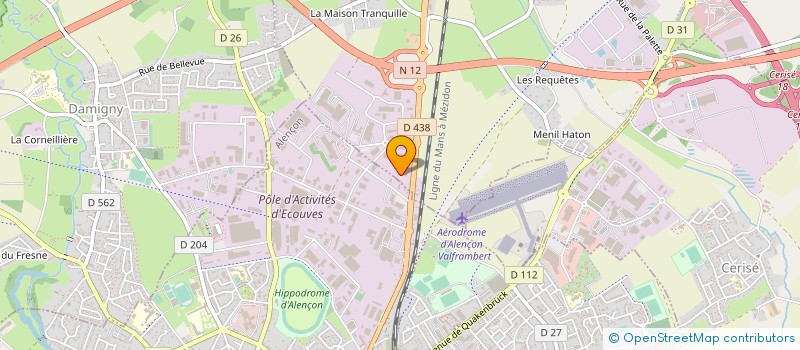 localisation de l'entreprise 61 NEGOCE AUTO à VALFRAMBERT