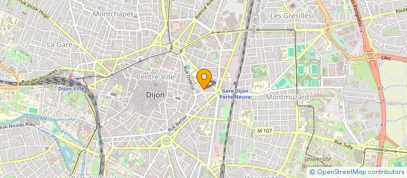 localisation de l'entreprise 61 RUE VANNERIE à DIJON