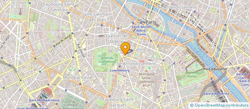 localisation de l'entreprise 61 SM  PARIS