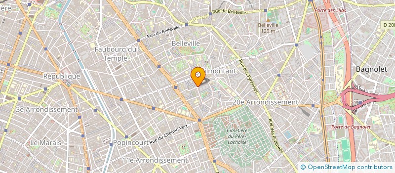 localisation de l'entreprise 610  PARIS