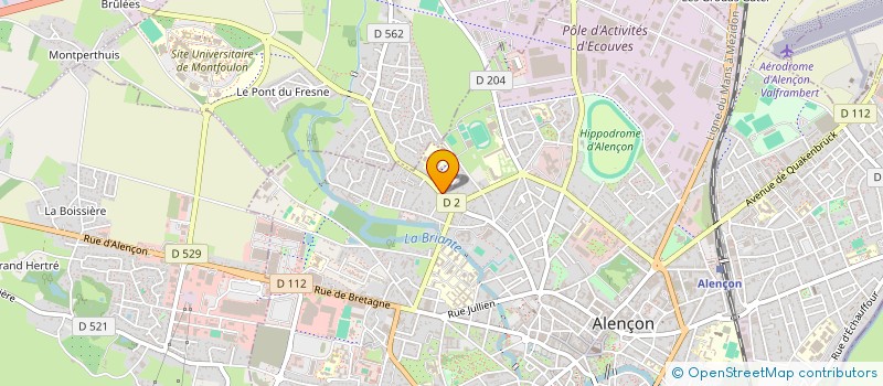 localisation de l'entreprise 6164 à ALENCON