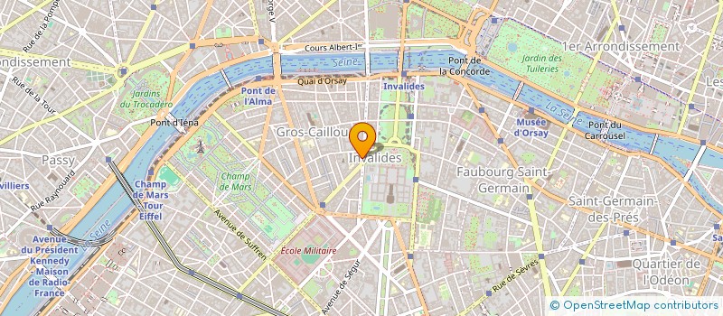 localisation de l'entreprise 62 BD DE LA TOUR MAUBOURG  PARIS