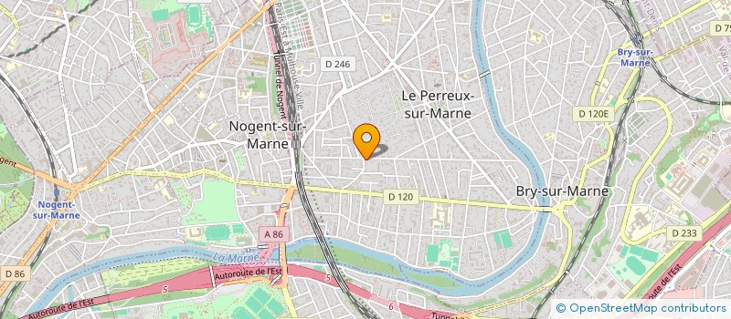 localisation de l'entreprise 62 CAPITAINE GLARNER  LE PERREUX-SUR-MARNE