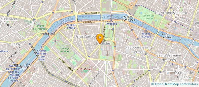 localisation de l'entreprise 62 LTM  PARIS