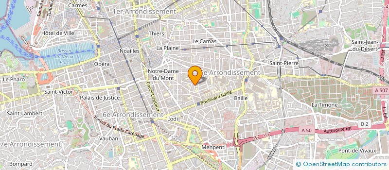 localisation de l'entreprise 627B à MARSEILLE
