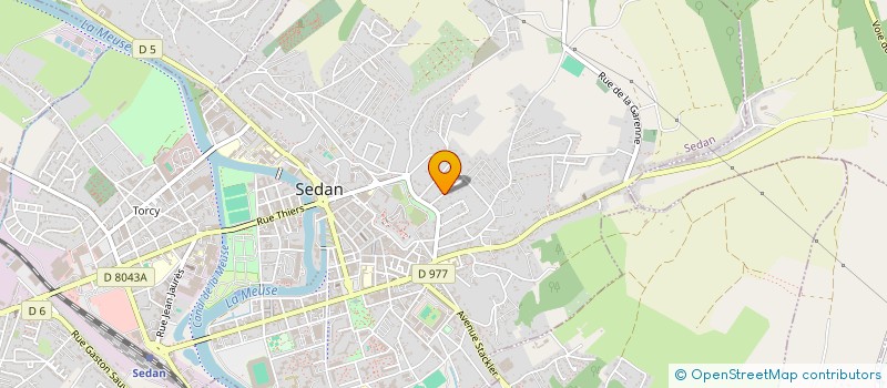 localisation de l'entreprise 63  SEDAN
