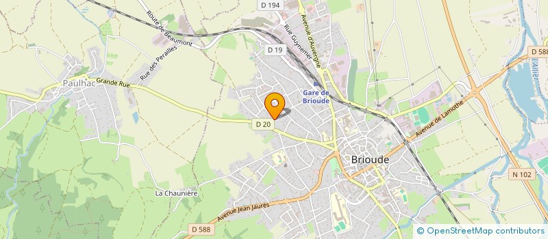 localisation de l'entreprise 63 DISTRIB-SOCIETY à BRIOUDE