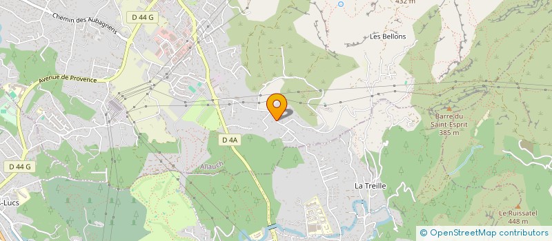 localisation de l'entreprise 63 RUE PARADIS  ALLAUCH