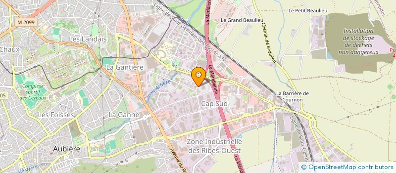 localisation de l'entreprise 63 SAVEURS  AUBIERE