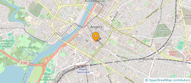 localisation de l'entreprise 639 HZ  ANGERS