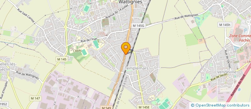 localisation de l'entreprise 64  TEMPLEMARS
